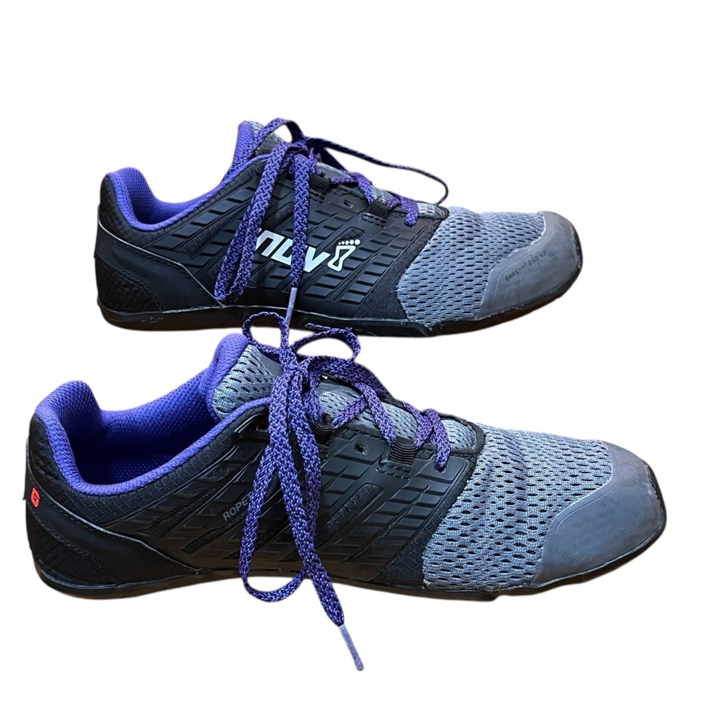 Inov-8 Bare XF Sneakers Training Shoes Black Purple Shoes Ropetec Minimal 210 V2 - Picture 14 of 14